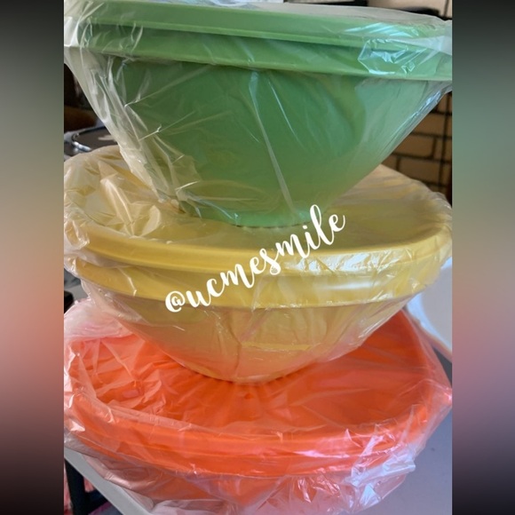 Tupperware Retro Classic Servalier Bowl Tier Set - Picture 7 of 8